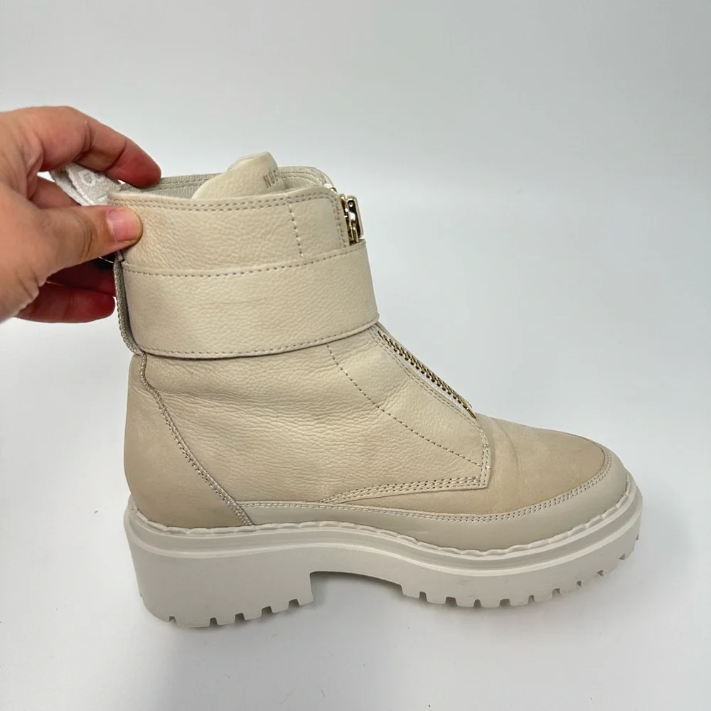 Nubikk lace up Ankle Boots Fae Ray in Sand Women's EU 36/US 5.5